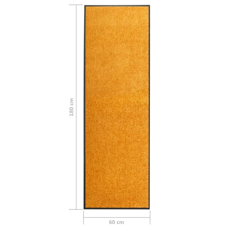 Paillasson lavable Orange 60x180 cm DEC023201
