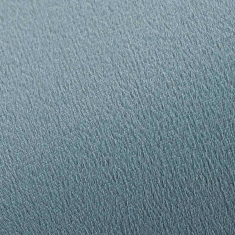 Tabouret assise pouf en velours bleu clair et doré DEC026328