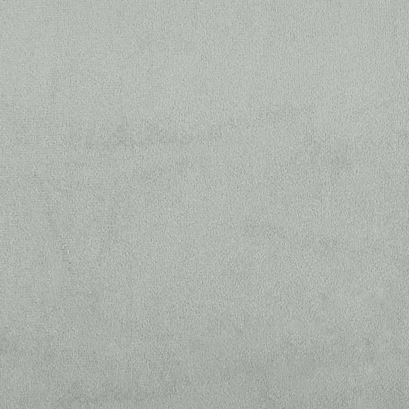Set de 2 chaises de salle à manger en tissu velours gris clair et métal DEC025517
