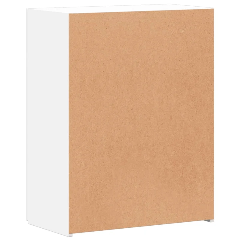 Meuble de bureau armoire de rangement 60 x 32 x 77,5 cm bois d'ingénierie blanc DEC024471