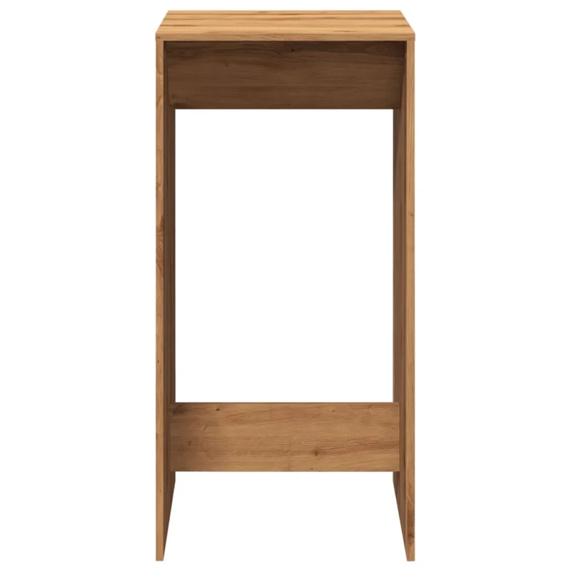 Table d’appoint multifonction table haute 51 x 50 x 103,5 cm bois d'ingénierie couleur chêne DEC036427