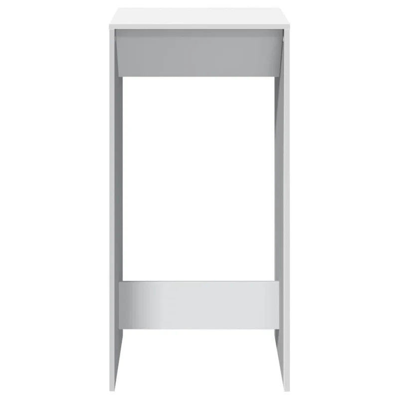 Table d’appoint multifonction table haute 51 x 50 x 103,5 cm bois d'ingénierie blanc DEC036412