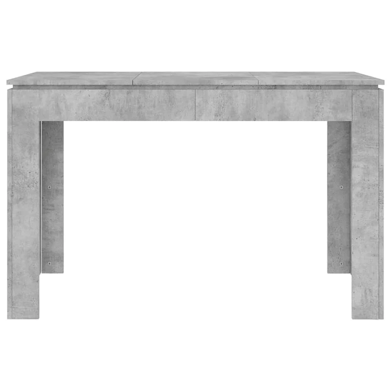 Table de salle à manger design moderne 120 x 60 x 76 cm bois d'ingénierie gris DEC036866