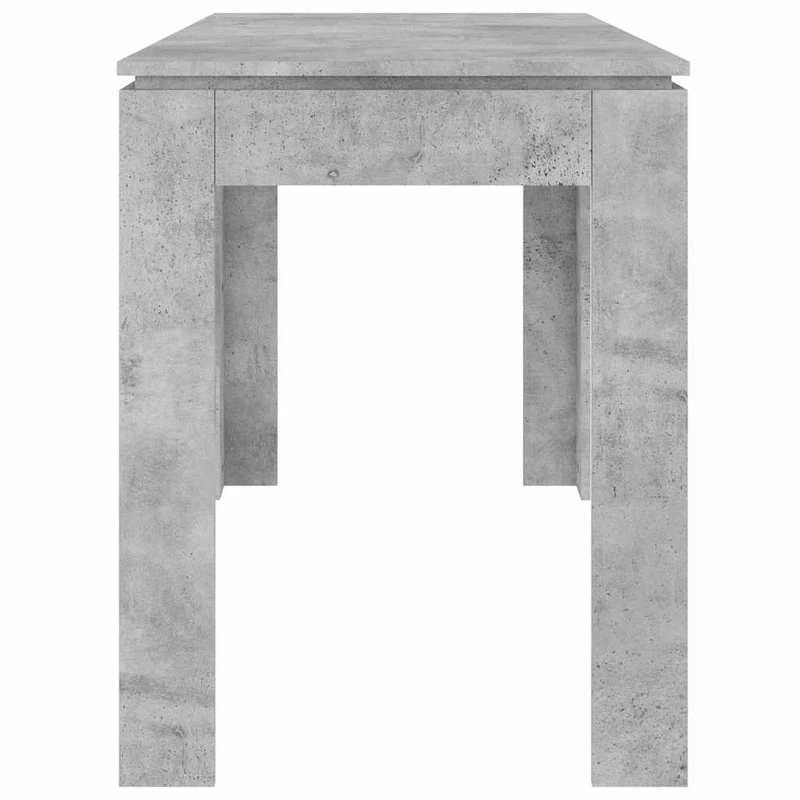 Table de salle à manger design moderne 120 x 60 x 76 cm bois d'ingénierie gris DEC036866