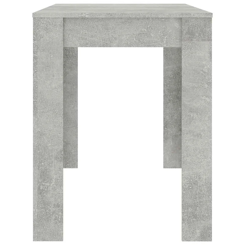 Table de salle à manger design moderne 120 x 60 x 76 cm bois d'ingénierie gris DEC036865