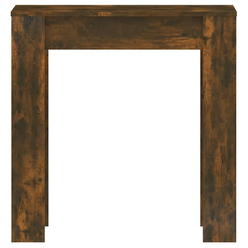 Table de salle à manger design moderne 140 x 74,5 x 76 cm bois d'ingénierie marron DEC036845