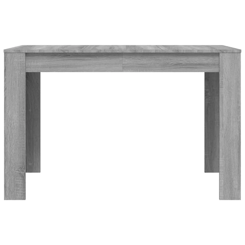 Table de salle à manger design moderne 120 x 60 x 76 cm bois d'ingénierie gris DEC036677