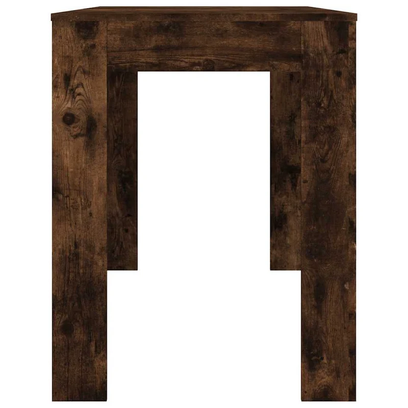 Table de salle à manger design moderne 120 x 60 x 76 cm bois d'ingénierie marron DEC036666