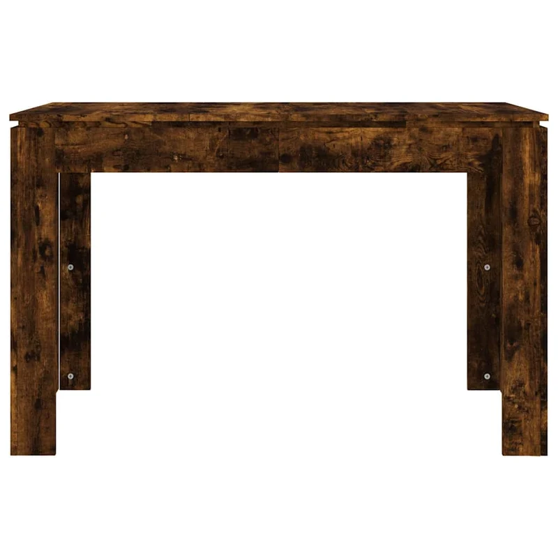 Table de salle à manger design moderne 120 x 60 x 76 cm bois d'ingénierie marron DEC036665