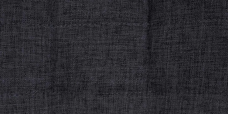 Lot de 2 tabourets de bar structure métallique noir assise en tissu noir avec surpiqûres 10_0004447