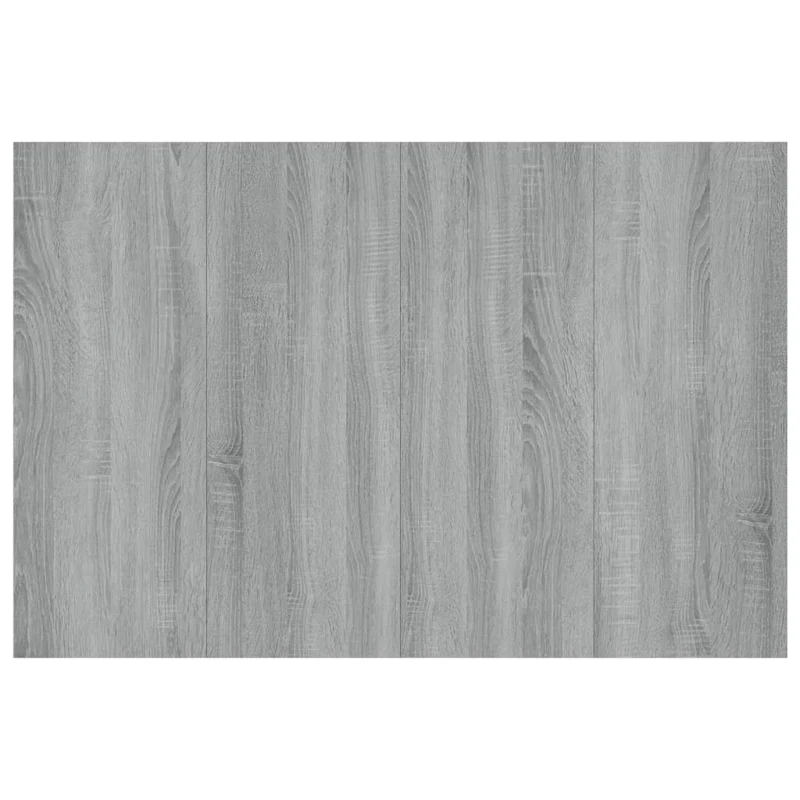 Tête de lit accessoire couchage chambre à coucher meuble 120 x 1,5 x 80 cm MDF gris TDL0202018
