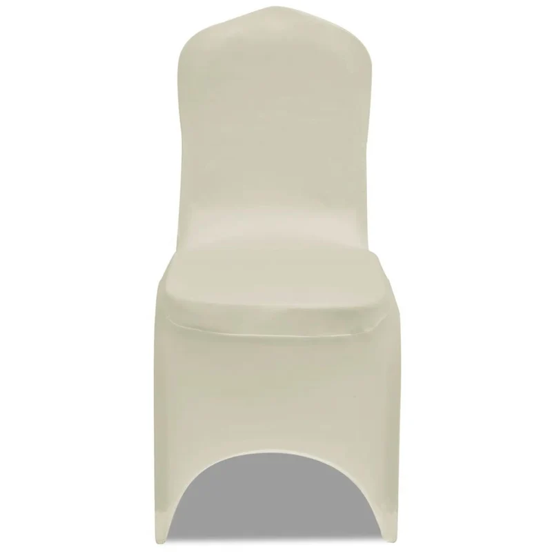 Housse de chaise extensible 4 pcs crème DEC022359