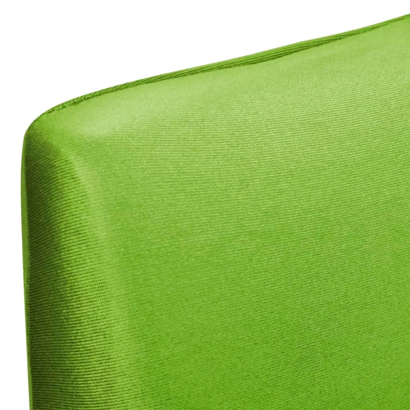 Housse de chaise droite extensible 4 pcs vert DEC022376