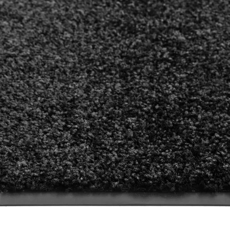 Paillasson lavable Noir 60x180 cm DEC023175
