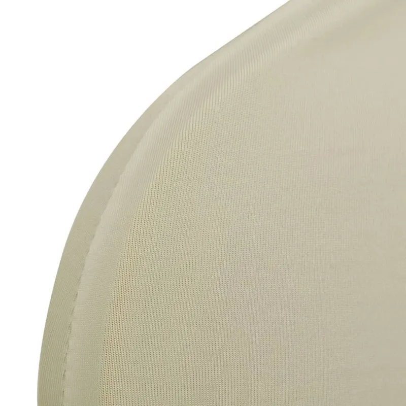 Housses élastiques de chaise Crème 12 pièces DEC022525