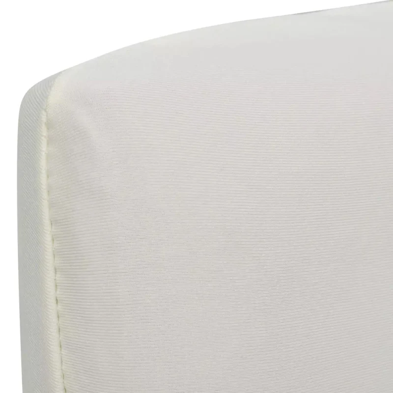6 housses de chaise dos droit extensibles crème DEC022290
