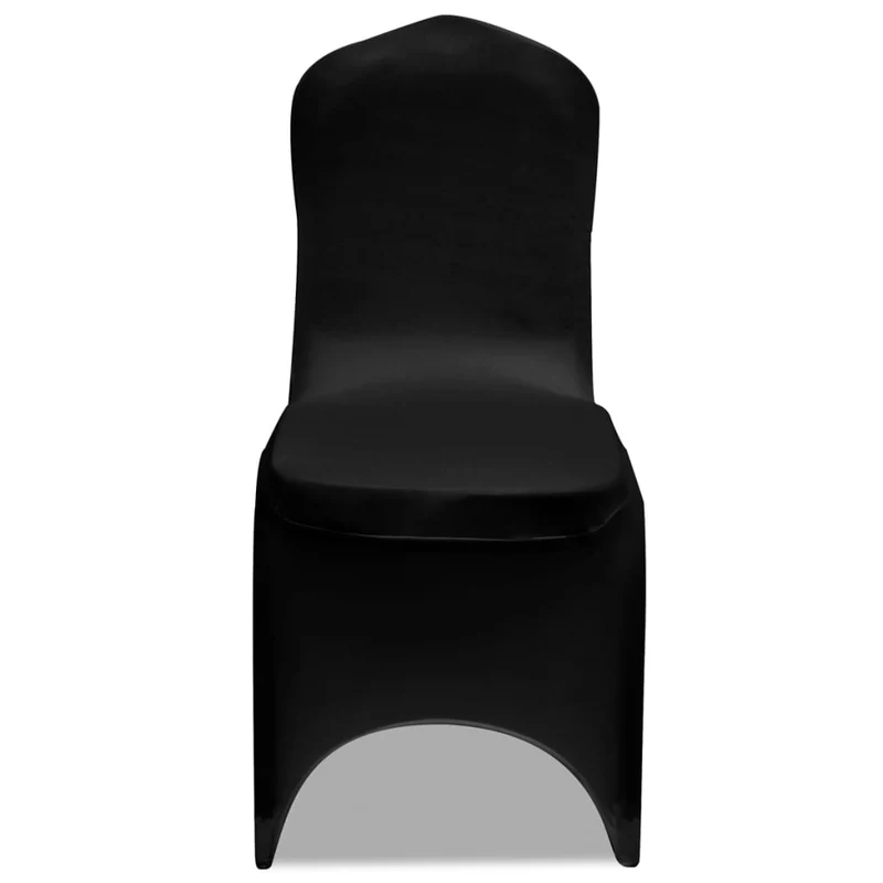 Housses élastiques de chaise Noir 24 pièces DEC022534