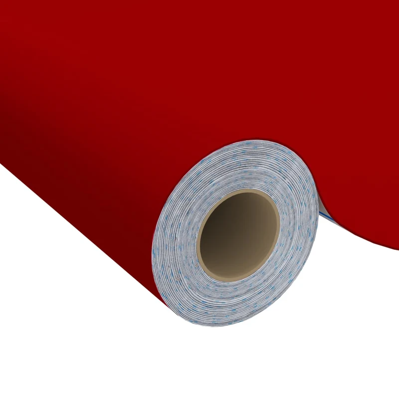 Film autoadhésif pour meubles Rouge 500x90 cm PVC DEC022139