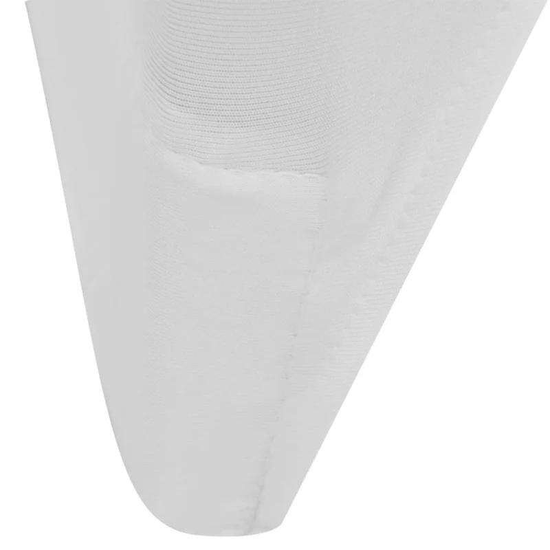 Housse blanche extensible pour chaise 6 pièces DEC022488