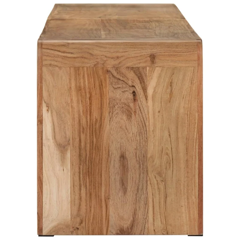 Banc style rustique 160 x 38 x 45 cm bois massif d'acacia brun DEC024998