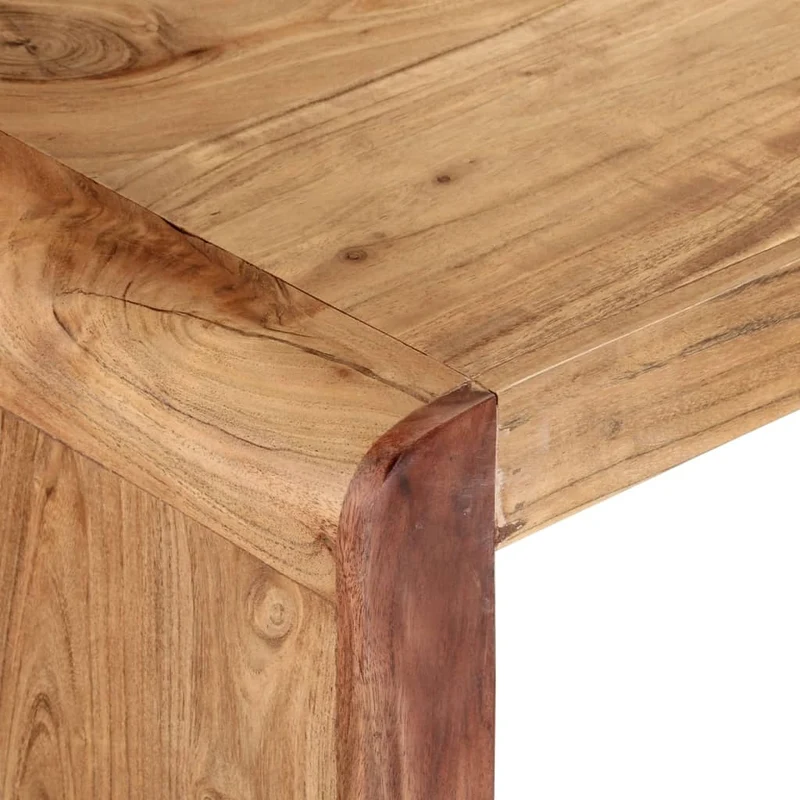 Banc style rustique 160 x 38 x 45 cm bois massif d'acacia brun DEC024998