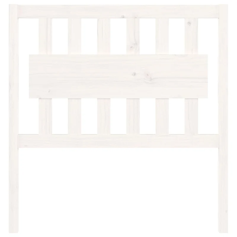 Tête de lit accessoire couchage chambre à coucher meuble 95,5 x 4 x 100 cm bois blanc TDL0203660