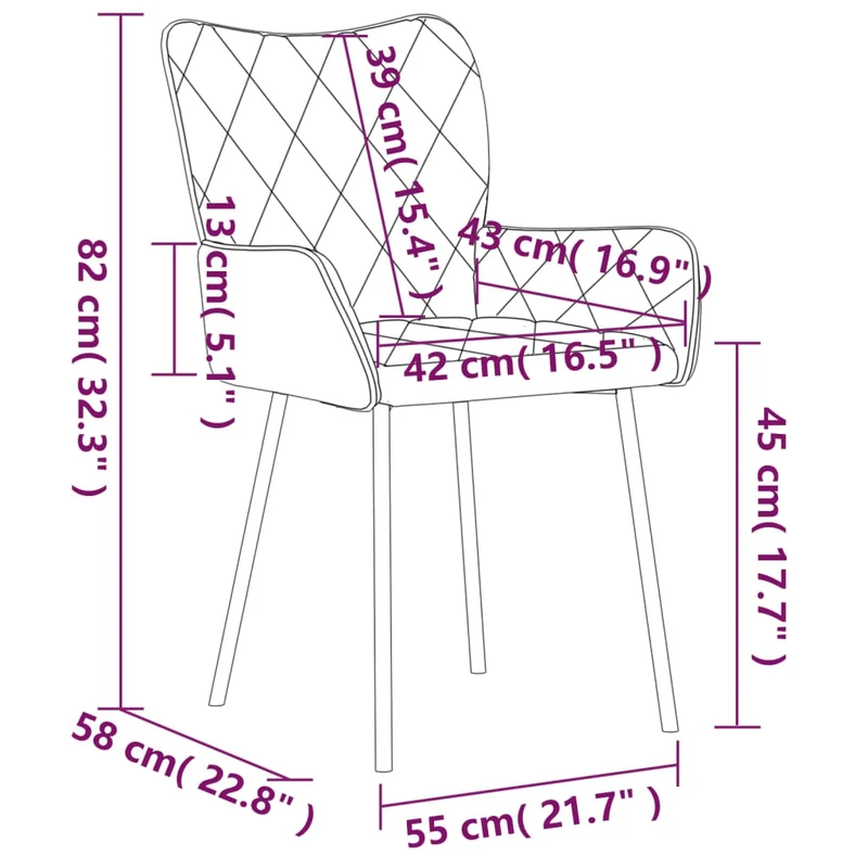 Set de 2 chaises de salle à manger gris clair tissu gris DEC025511