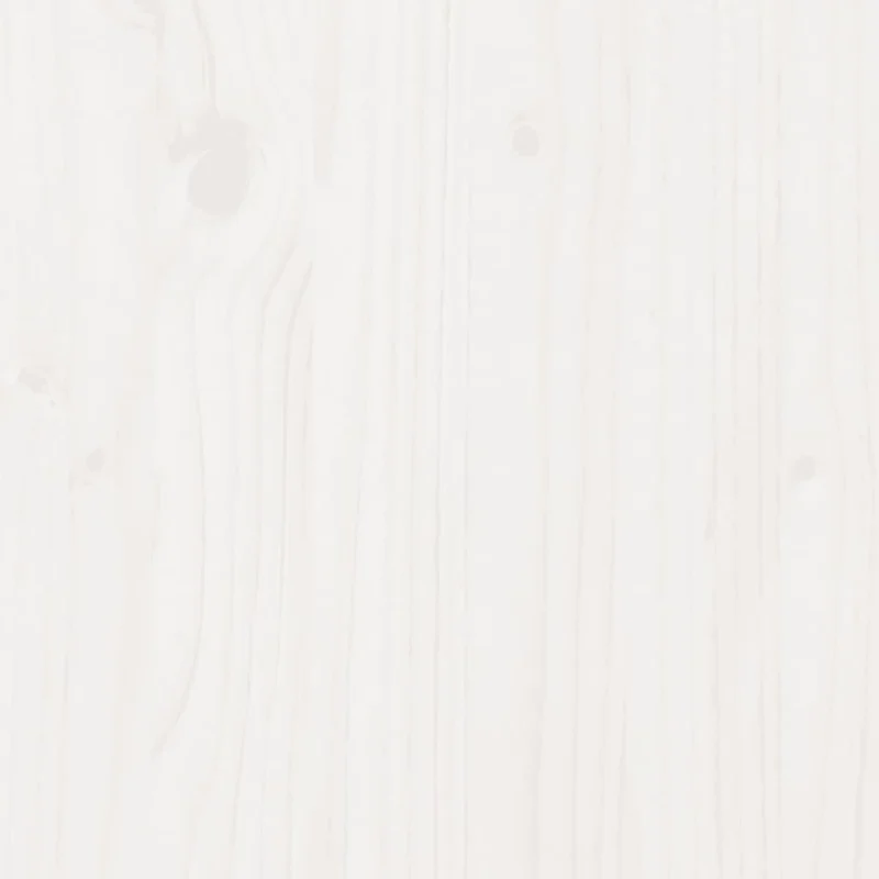Lot de 2 tables de chevet avec compartiment avec porte 40 x 30,5 x 40 cm bois de pin blanc DEC034884