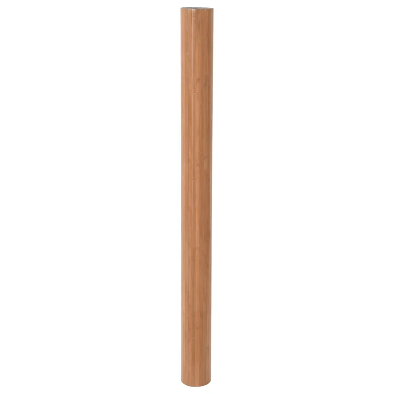 Paravent séparateur de pièce cloison 165 x 800 cm bambou marron clair DEC031157
