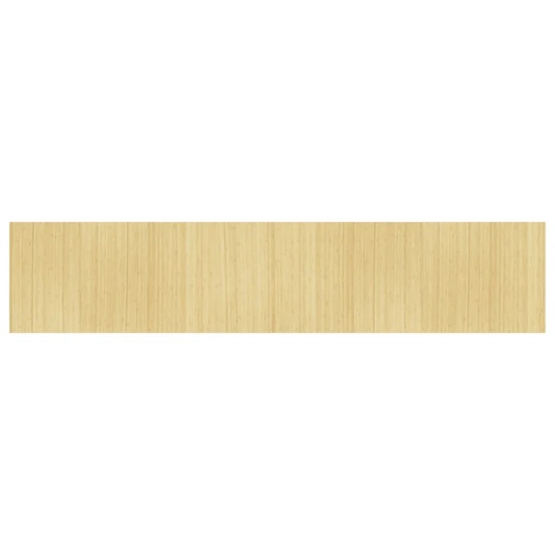 Paravent séparateur de pièce cloison 165 x 800 cm bambou beige DEC031160