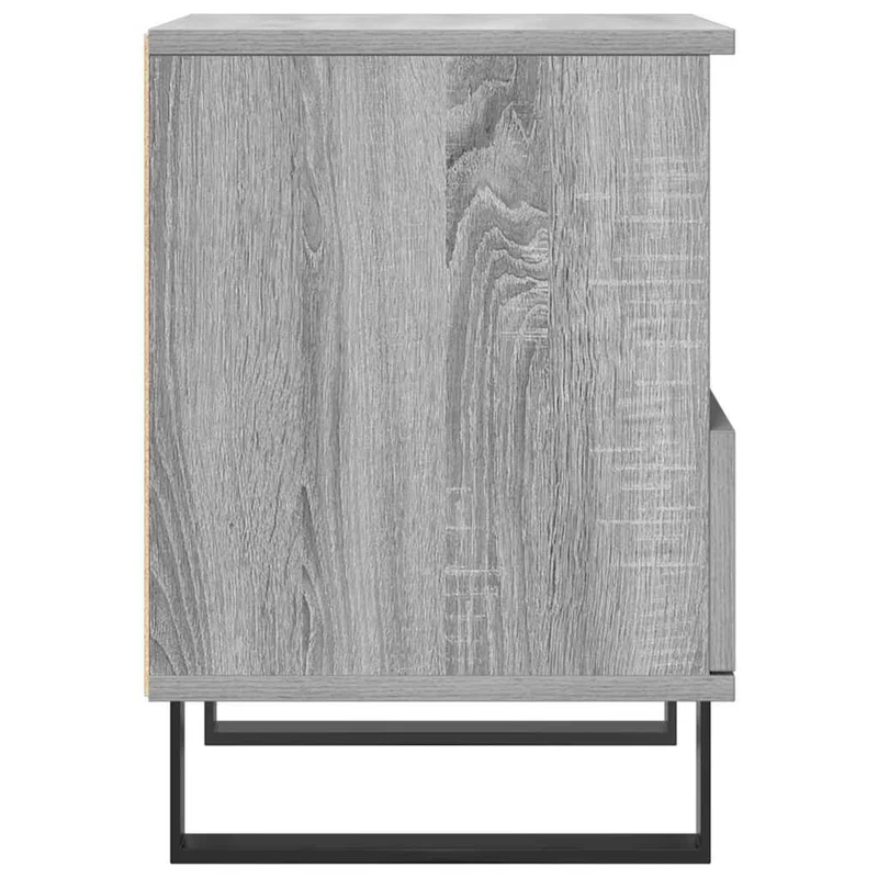 Table de chevet avec tiroir et compartiment 40 x 35 x 50 cm bois d’ingénierie gris DEC034625