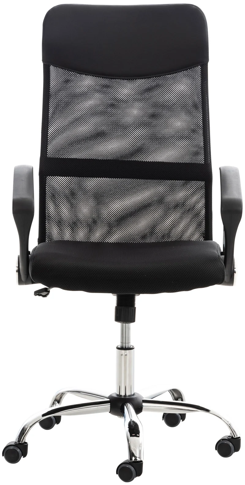Fauteuil de bureau sur roulettes mécanisme de bascule revêtue d'une maille noir 10_0002712