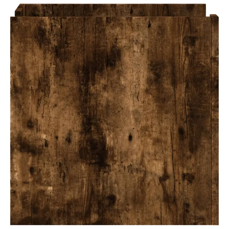 Table de chevet avec étagères et tiroir 45 x 50 x 50 cm bois d'ingénierie marron DEC033657