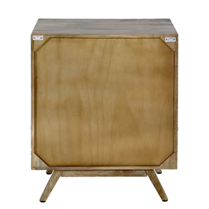 Buffet commode avec 5 tiroirs en bois de manguier 81 x 65 x 43 cm 04_0005977
