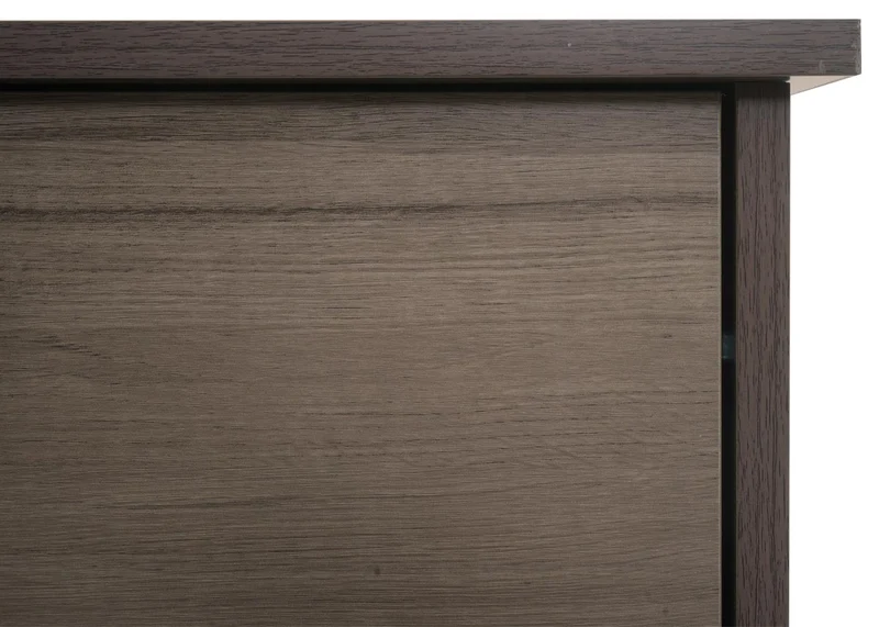 Meuble à chaussures 81 x 60 x 25 cm 2 compartiments MDF gris-brun 04_0005893