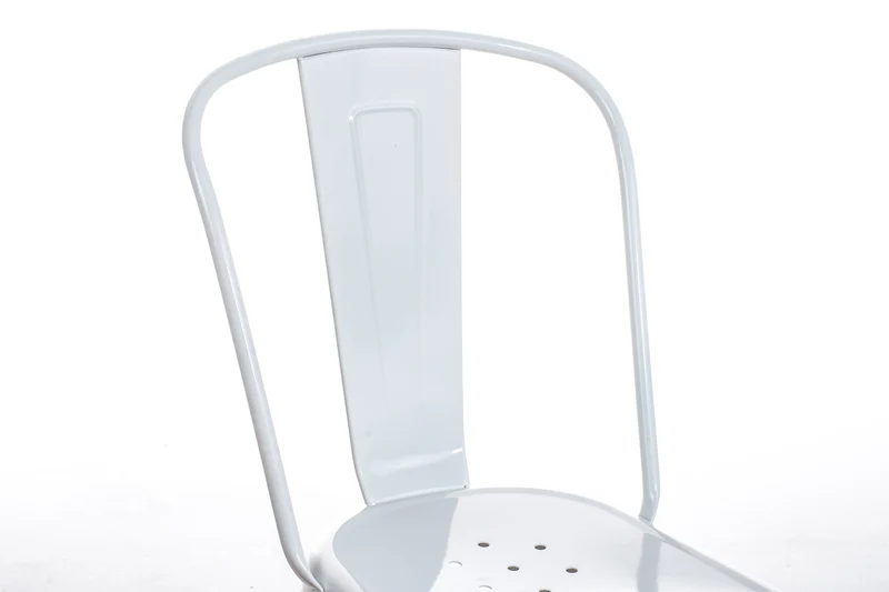 Chaise empilable style industriel factory métal blanc 10_0000892