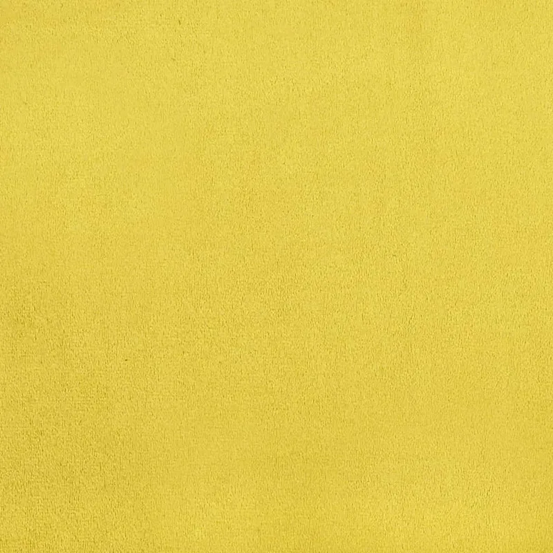 Set de 4 chaises de salle à manger en velours jaune moutarde DEC025635