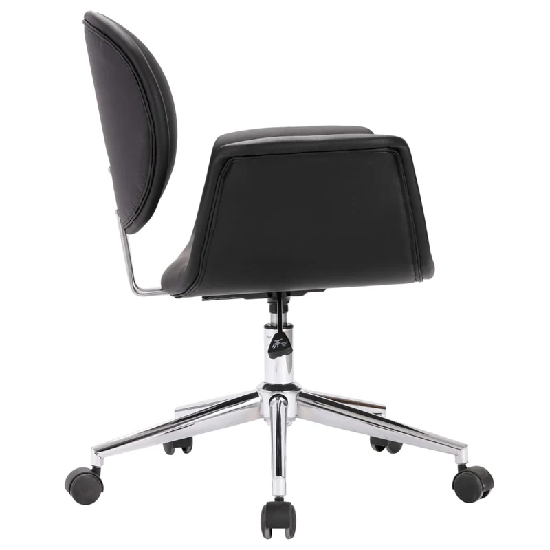 Lot de 2 chaises de salle à manger cuisine design contemporain synthétique noir CDS020811