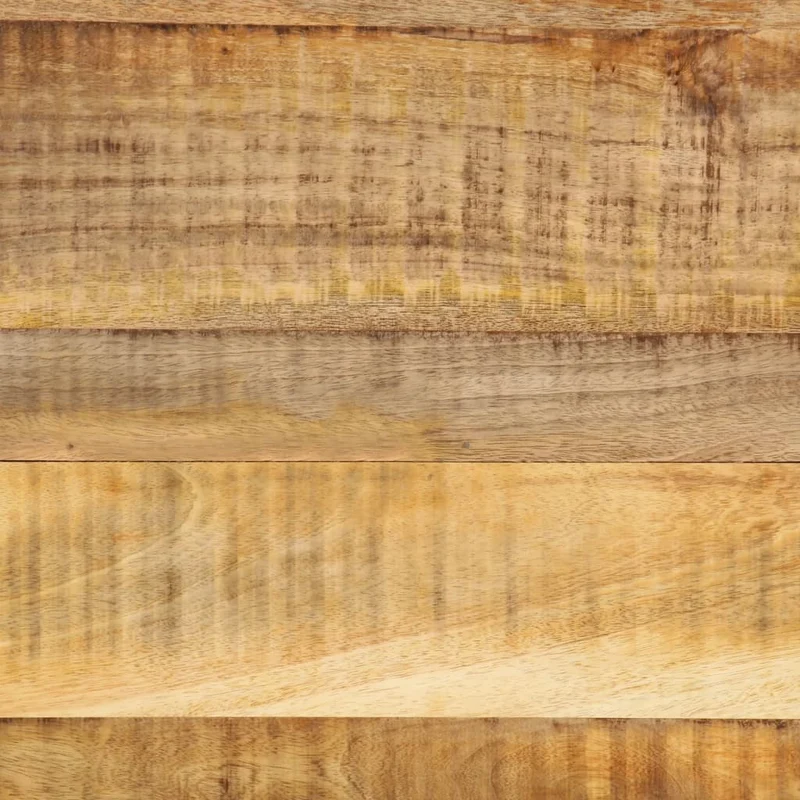 Table de salle à manger design rustique 120 x 60 x 76 cm bois de manguier massif DEC036658