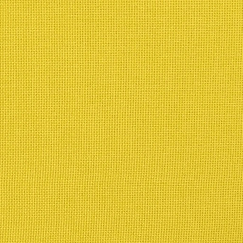 Repose-pieds tabouret 60 x 50 x 41 cm tissu jaune et contreplaqué DEC030366