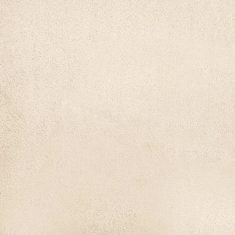 Repose-pieds tabouret 60 x 50 x 41 cm tissu microfibre beige et contreplaqué DEC030047