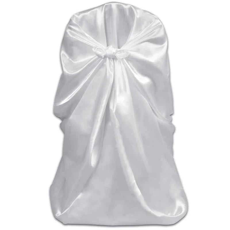 Housses de chaise pour banquet de mariage 12 pièces Blanc DEC022527