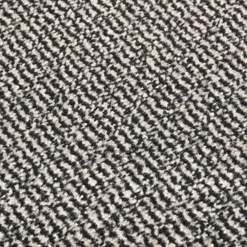 Paillasson touffeté 60 x 150 cm PP marron clair et caoutchouc antidérapant DEC040666
