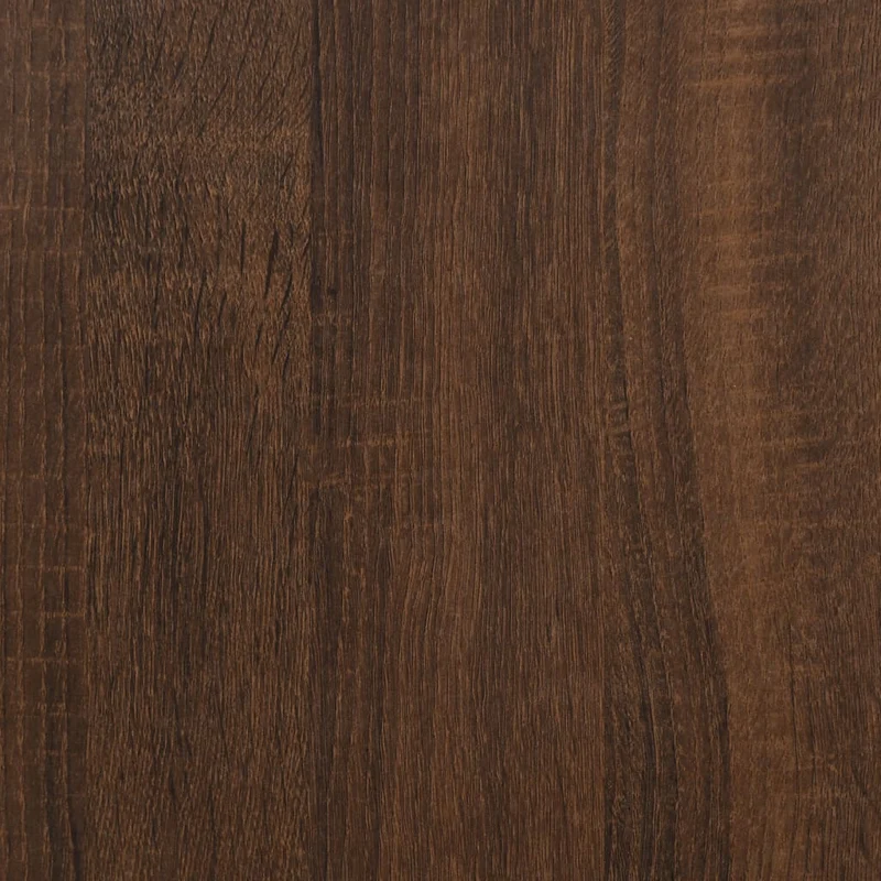 Table d'appoint style industriel 40 x 40 x 40 cm bois d'ingénierie marron et acier DEC040271