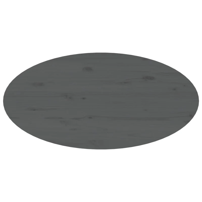 Table basse design intemporel 80 x 40 x 35 cm bois massif de pin gris DEC039196