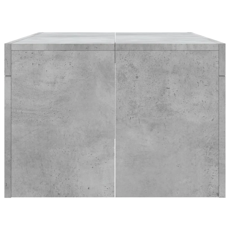 Table basse design simple 102 x 50 x 36 cm bois d'ingénierie gris DEC039249