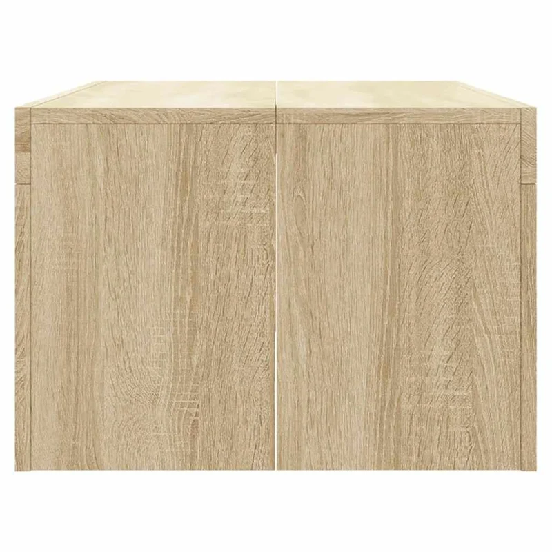 Table basse design simple 102 x 50 x 36 cm bois d'ingénierie couleur chêne DEC038895