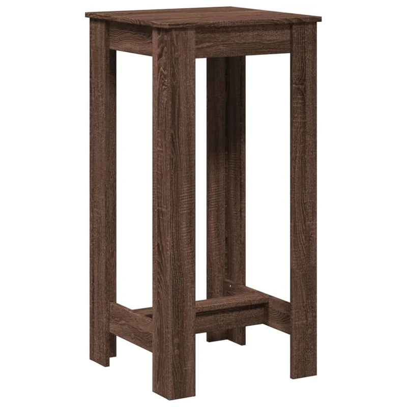 Table d’appoint multifonction 51 x 50 x 103,5 cm bois d'ingénierie marron DEC036437