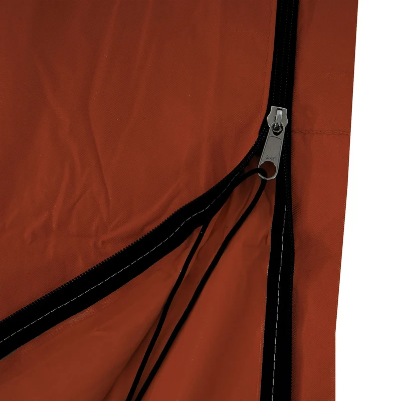 Housse de protection pour parasol jusqu'à 5m housse de protection avec fermeture éclair terracotta 04_0001647