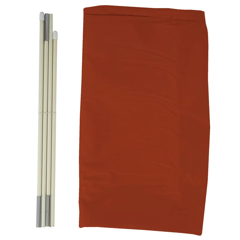 Housse de protection pour parasol jusqu'à 5m housse de protection avec fermeture éclair terracotta 04_0001647